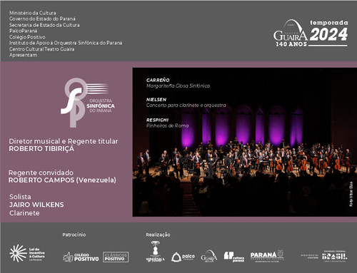 Concerto da orquestra Sinfônica do Paraná