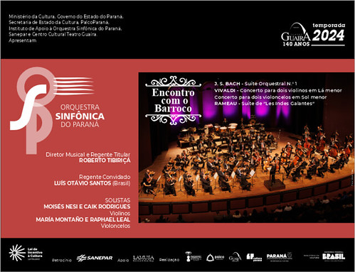 Concerto da orquestra Sinfônica do Paraná