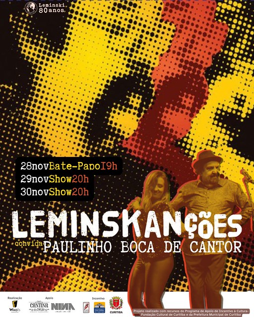 Show Leminskanções convida Paulinho Boca de Cantor
