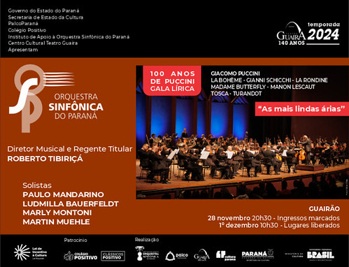 Concerto da Orquestra Sinfônica do Paraná